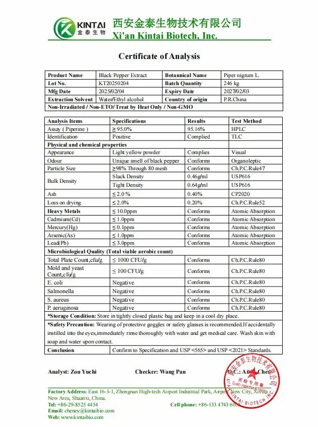 Black Pepper Extract Powder best